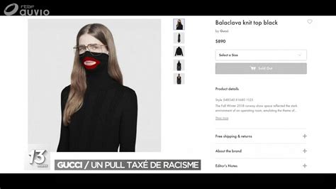 La marque italienne Gucci, accusée de 'blackface', 